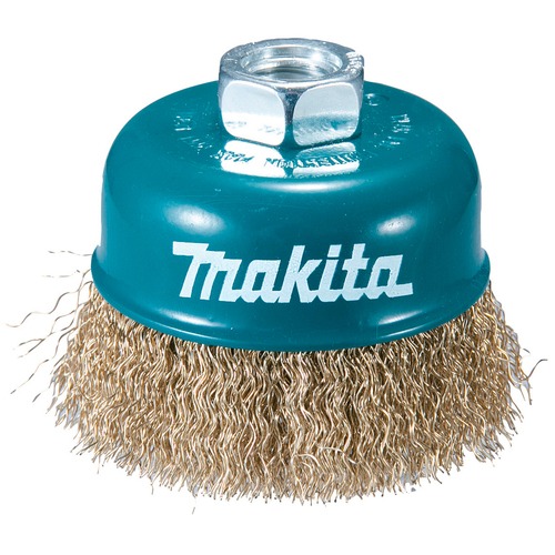 Escova de aço tipo copo ondulada latonada 3 Escova de aço tipo copo ondulada latonada 3