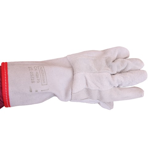 Luva de raspa com reforço 15 cm - RLL-LR15 Luva de raspa com reforço 15 cm - RLL-LR15