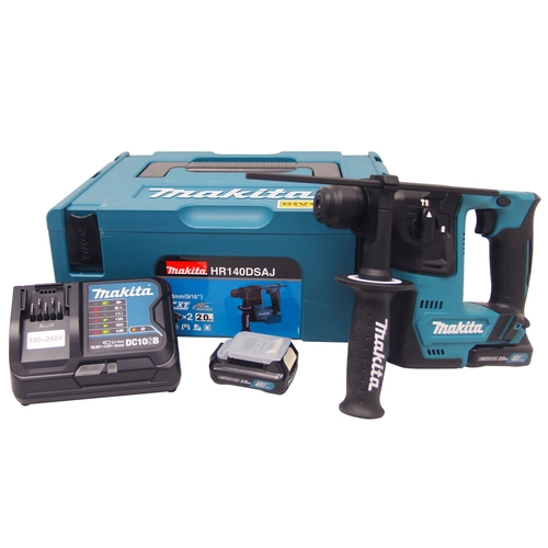 Martelete Perfurador a bateria 12V 1 joule SDS Plus com 2 baterias - HR140DSAJ 110V/220V Martelete Perfurador a bateria 12V 1 joule SDS Plus com 2 baterias - HR140DSAJ 110V/220V