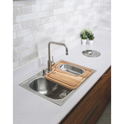 Lixeira de embutir aço em inox balde plástico 5 L - Clean Round Lixeira de embutir aço em inox balde plástico 5 L - Clean Round