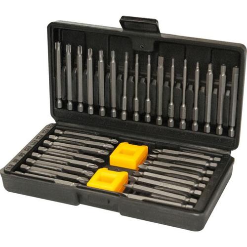 Jogo de ponteiras com 35 peças corpo fino encaixe sextavado 1/4 Jogo de ponteiras com 35 peças corpo fino encaixe sextavado 1/4