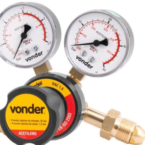 Regulador de pressão acetileno - RAC 1,5 Regulador de pressão acetileno - RAC 1,5
