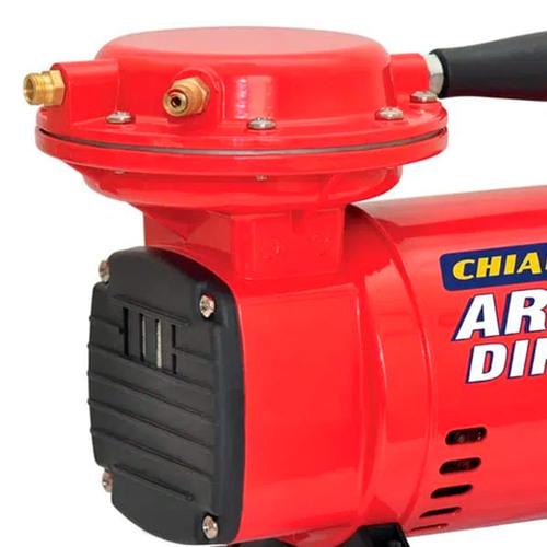 Compressor de ar direto 2,3 pés com pistola e mangueira - RED 110V/220V Compressor de ar direto 2,3 pés com pistola e mangueira - RED 110V/220V