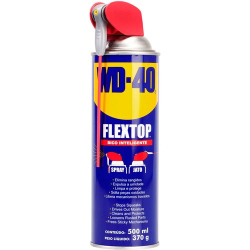 Óleo anticorrosivo com Bico Inteligente 500 ml - FLEXTOP Óleo anticorrosivo com Bico Inteligente 500 ml - FLEXTOP