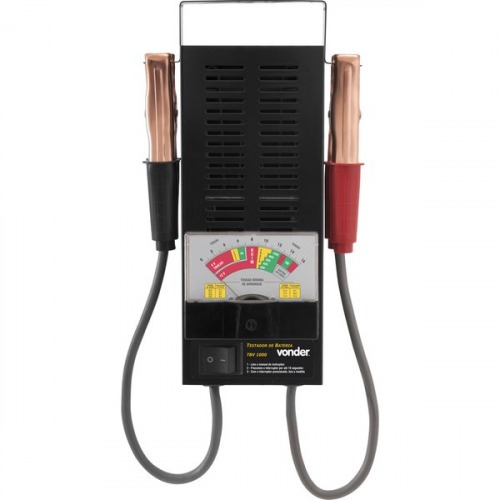 Testador de bateria e alternador 6 a 12V - TBV 1000 Testador de bateria e alternador 6 a 12V - TBV 1000