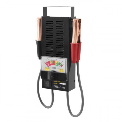 Testador de bateria e alternador 6 a 12V - TBV 1000 Testador de bateria e alternador 6 a 12V - TBV 1000