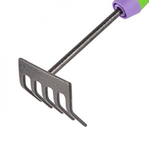 Ancinho 5 dentes com cabo emborrachado 26 cm Ancinho 5 dentes com cabo emborrachado 26 cm