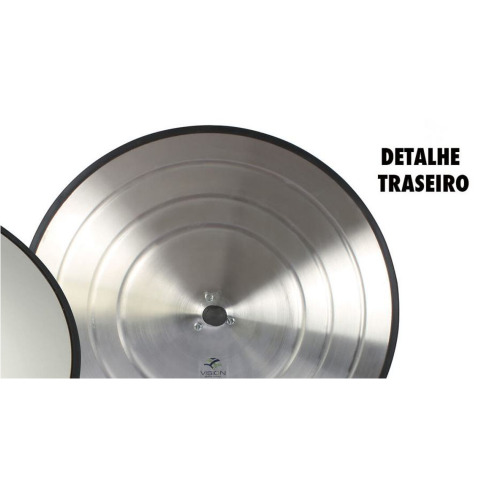 Espelho Panorâmico 300 mm com acabamento de borracha Espelho Panorâmico 300 mm com acabamento de borracha