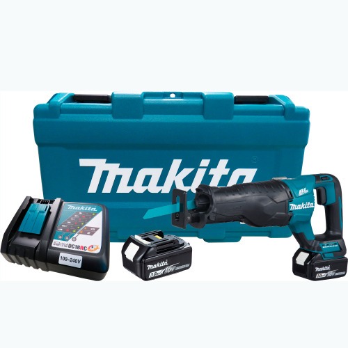 Serra sabre a bateria 18V 3Ah Brushless com 2 baterias e maleta - DJR187RFE 110V/220V Serra sabre a bateria 18V 3Ah Brushless com 2 baterias e maleta - DJR187RFE 110V/220V