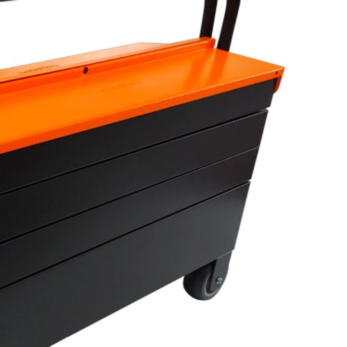 Caixa para ferramentas sanfonada 7 gavetas com puxador retrátil e rodas Caixa para ferramentas sanfonada 7 gavetas com puxador retrátil e rodas