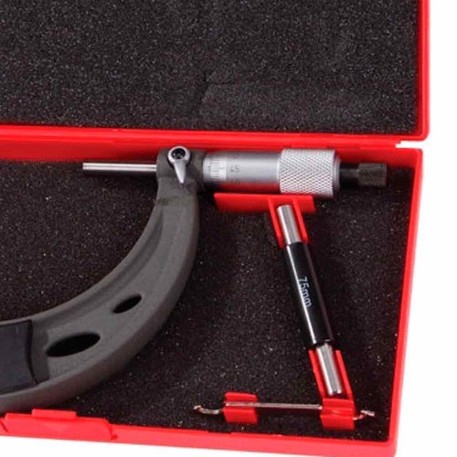 Micrômetro Externo capacidade de 50-75 mm exatidão de 0,003 mm Micrômetro Externo capacidade de 50-75 mm exatidão de 0,003 mm