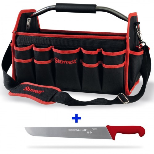 Kit Bolsa para ferramentas 21 bolsos BGL + Faca churrasco 14 Kit Bolsa para ferramentas 21 bolsos BGL + Faca churrasco 14