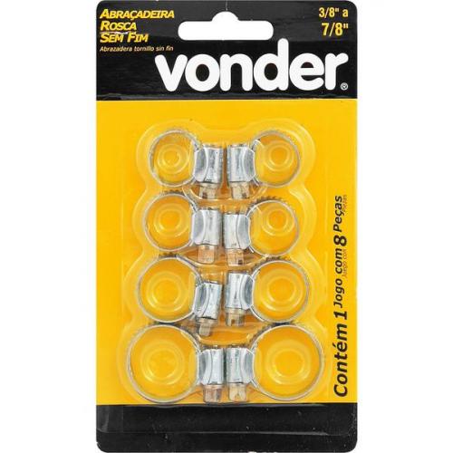 Abraçadeira aço carbono rosca s/ fim 3/8 Abraçadeira aço carbono rosca s/ fim 3/8