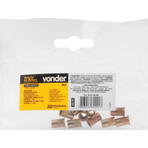 Rebite de rosca aço carbono M5 x 13,0mm cabeça pequena Rebite de rosca aço carbono M5 x 13,0mm cabeça pequena