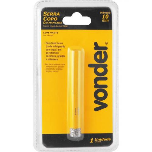 Serra copo diamantada 10 mm com haste 8,3 mm Serra copo diamantada 10 mm com haste 8,3 mm