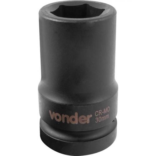 Soquete sextavado de impacto longo 30 mm encaixe 1 Soquete sextavado de impacto longo 30 mm encaixe 1