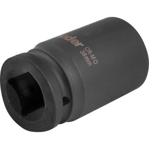 Soquete sextavado de impacto longo 38 mm encaixe 1 Soquete sextavado de impacto longo 38 mm encaixe 1