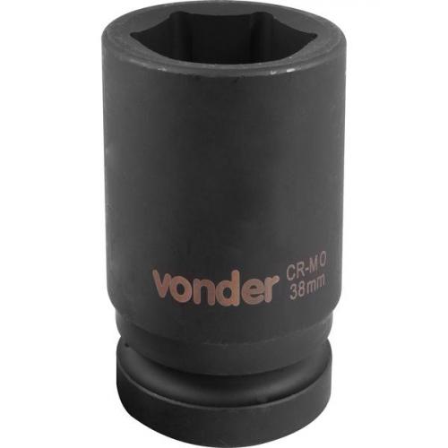 Soquete sextavado de impacto longo 38 mm encaixe 1 Soquete sextavado de impacto longo 38 mm encaixe 1