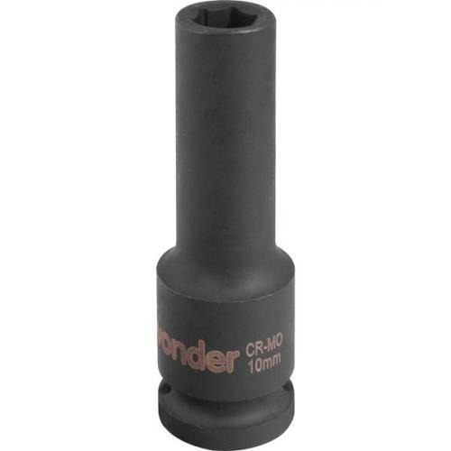 Soquete sextavado de impacto longo 10 mm encaixe 1/2 Soquete sextavado de impacto longo 10 mm encaixe 1/2