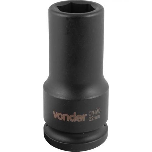 Soquete sextavado de impacto longo 22 mm encaixe 3/4 Soquete sextavado de impacto longo 22 mm encaixe 3/4