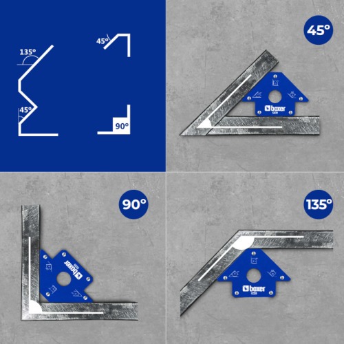 Esquadro magnético para solda capacidade 25 Kg Esquadro magnético para solda capacidade 25 Kg