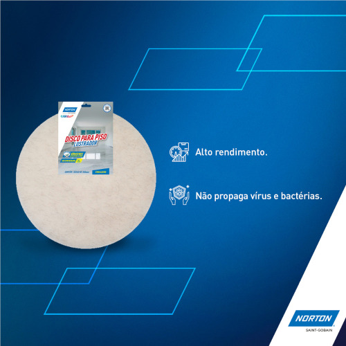 Disco lustrador de fibra para piso não abrasivo 350 mm Disco lustrador de fibra para piso não abrasivo 350 mm