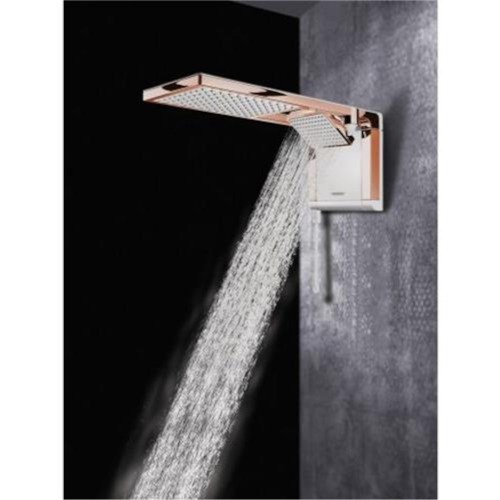 Chuveiro eletrônico 6800 watts 220V branco rosê gold - Acqua Duo Ultra Chuveiro eletrônico 6800 watts 220V branco rosê gold - Acqua Duo Ultra