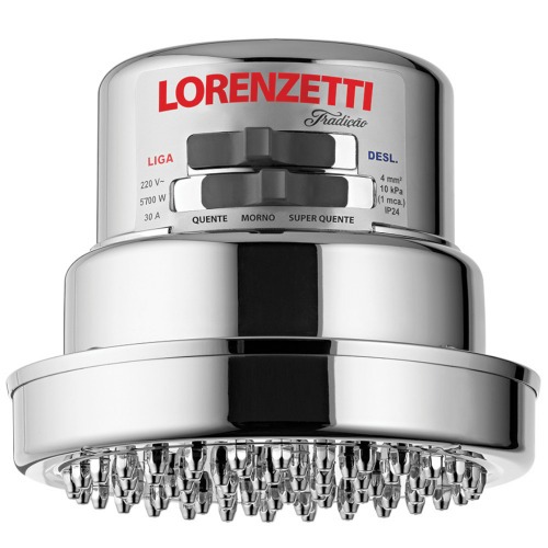 Chuveiro elétrico 6800 watts 220V 4 temperaturas - Tradição Chuveiro elétrico 6800 watts 220V 4 temperaturas - Tradição