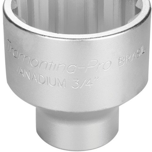 Soquete estriado 60 mm encaixe 3/4 Soquete estriado 60 mm encaixe 3/4