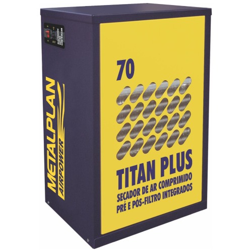 Secador de ar comprimido por refrigeração 70 pcm - Titan Plus 70 220V Secador de ar comprimido por refrigeração 70 pcm - Titan Plus 70 220V