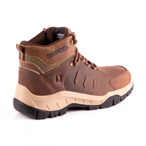 Botina bidensidade couro vaqueta com cadarço - MBDG Botina bidensidade couro vaqueta com cadarço - MBDG