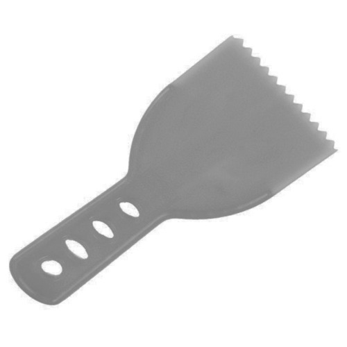 Espátula plástica dentada 80 mm Espátula plástica dentada 80 mm