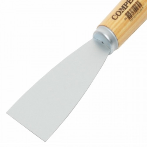Espátula em aço temperado com cabo de madeira nº 4 Espátula em aço temperado com cabo de madeira nº 4