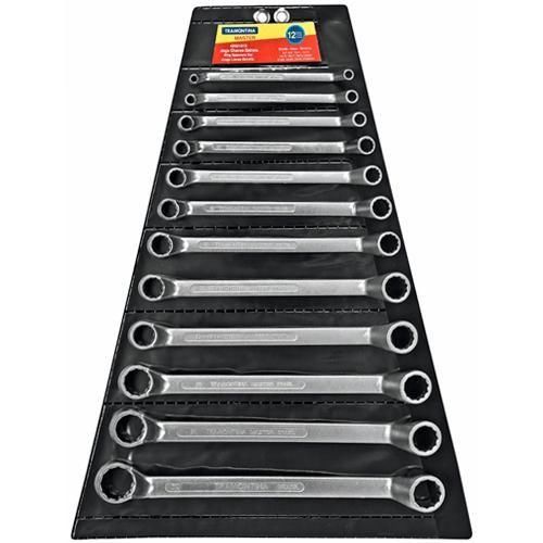 Jogo de chave estrela 6 a 32 mm aço cromo vanádio com 12 peças - 42021/212 Jogo de chave estrela 6 a 32 mm aço cromo vanádio com 12 peças - 42021/212