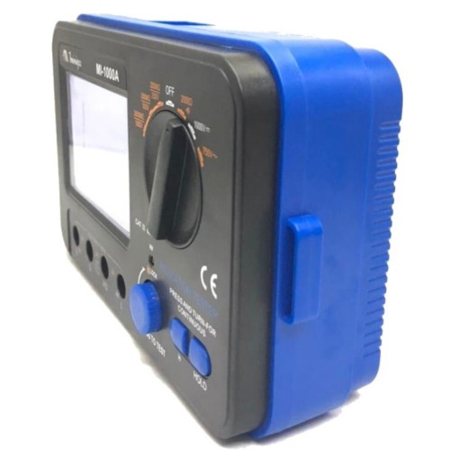 Megômetro digital para medição de resistência 2000 ohms - MI-1000A Megômetro digital para medição de resistência 2000 ohms - MI-1000A