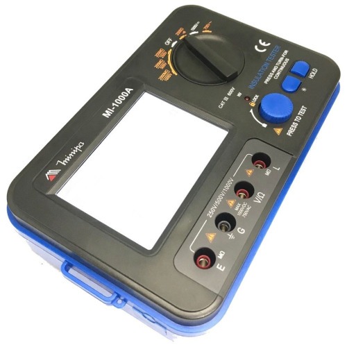 Megômetro digital para medição de resistência 2000 ohms - MI-1000A Megômetro digital para medição de resistência 2000 ohms - MI-1000A