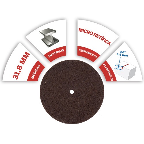 Disco de corte em metal para micro retífica - 540 Disco de corte em metal para micro retífica - 540