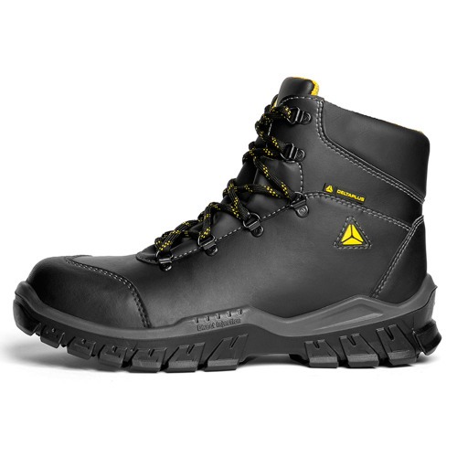 Botina em microfibra com cadarço biqueira composite preta - BRASÍLIA SBP SRC Botina em microfibra com cadarço biqueira composite preta - BRASÍLIA SBP SRC