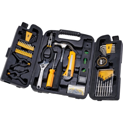 Jogo de ferramentas com 132 peças e maleta dobrável - MKF132 Jogo de ferramentas com 132 peças e maleta dobrável - MKF132