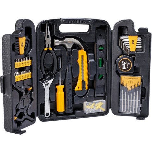 Jogo de ferramentas com 132 peças e maleta dobrável - MKF132 Jogo de ferramentas com 132 peças e maleta dobrável - MKF132