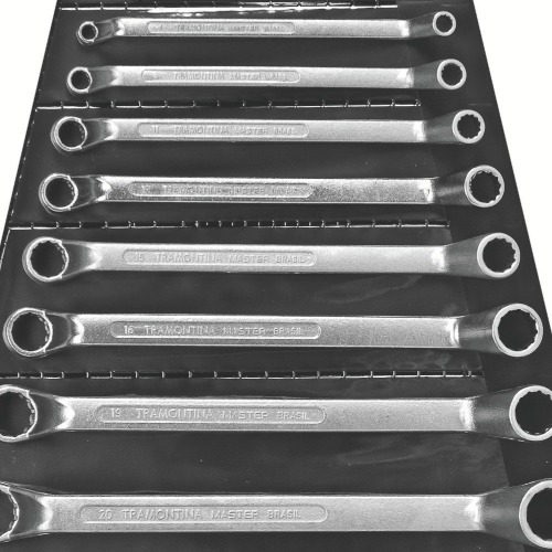 Jogo de chave estrela 6 a 32 mm aço cromo vanádio com 12 peças - 42021/212 Jogo de chave estrela 6 a 32 mm aço cromo vanádio com 12 peças - 42021/212