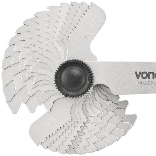 Calibre tipo pente rosca 52 lâminas - CR-052 Calibre tipo pente rosca 52 lâminas - CR-052