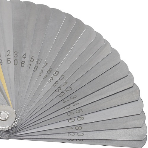 Calibrador de folga de 0,038 a 0,889 mm Calibrador de folga de 0,038 a 0,889 mm