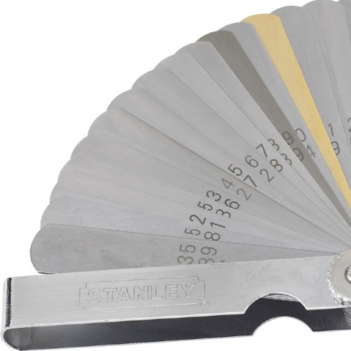 Calibrador de folga de 0,038 a 0,889 mm Calibrador de folga de 0,038 a 0,889 mm