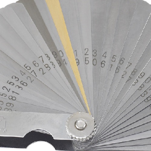 Calibrador de folga de 0,038 a 0,889 mm Calibrador de folga de 0,038 a 0,889 mm