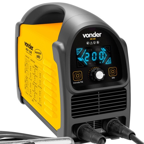 Inversora de solda 200A para eletrodo revestido e tig - RIV 228 110V/220V Inversora de solda 200A para eletrodo revestido e tig - RIV 228 110V/220V