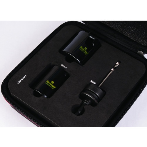 Jogo de serra copo 46 e 59mm com 3 peças - KMP02011-S Jogo de serra copo 46 e 59mm com 3 peças - KMP02011-S