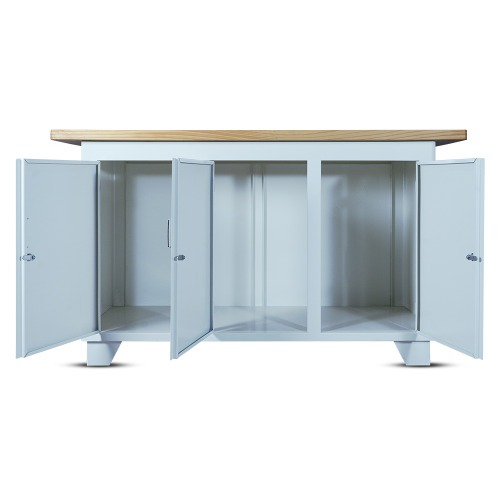 Bancada fechada com 3 portas Retrô 53 - RLL-203 Bancada fechada com 3 portas Retrô 53 - RLL-203