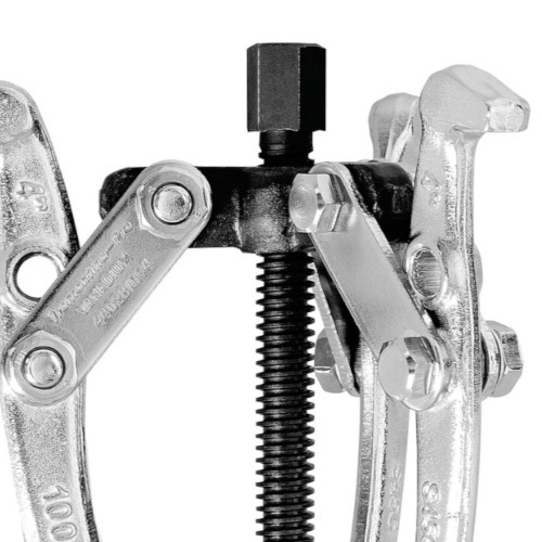 Saca polia com 3 garras articulado abertura de 100 mm Saca polia com 3 garras articulado abertura de 100 mm