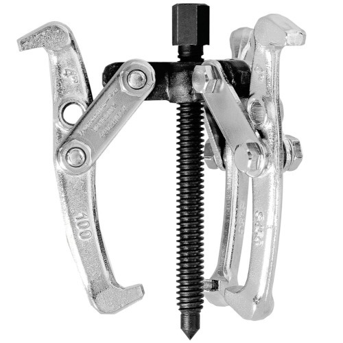 Saca polia com 3 garras articulado abertura de 100 mm Saca polia com 3 garras articulado abertura de 100 mm